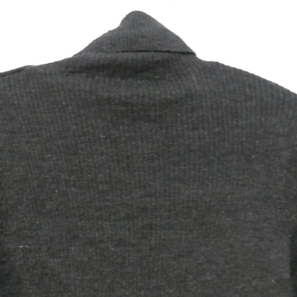 POLO SPORT - Sports Woman | medium | Charcoal Grey Ribbed Turtleneck Sweater - Picture 10 of 14